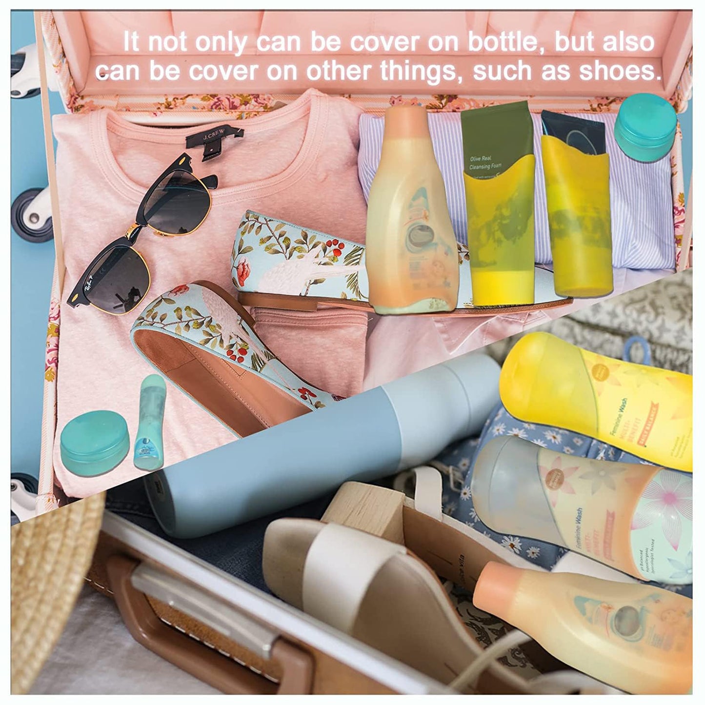 8_Pack_Silicone_Bottle_Covers,_Travel_Essentials_for_Women_Men,_Travel_Size_Toiletries,_Cruise_Ship_Essentials,_Accessories_Luggage,_Travel_Must_Haves,_Elastic_Sleeves_for_Leak_Proofing