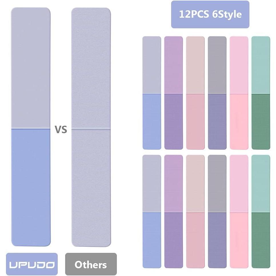 UpUDo_12_Pack_Magnetic_Bookmark,_Book_Marker_Clip_for_Teachers,_Students,_Book_Lovers,_Printing_on_2_Side