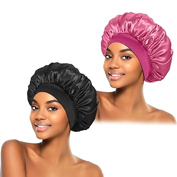 Silk_Bonnet_for_Sleeping,_Satin_Hair_Bonnets,_Soft_Elastic_Band_Silk_Sleep_Cap,_Hair_Wrap_for_Women