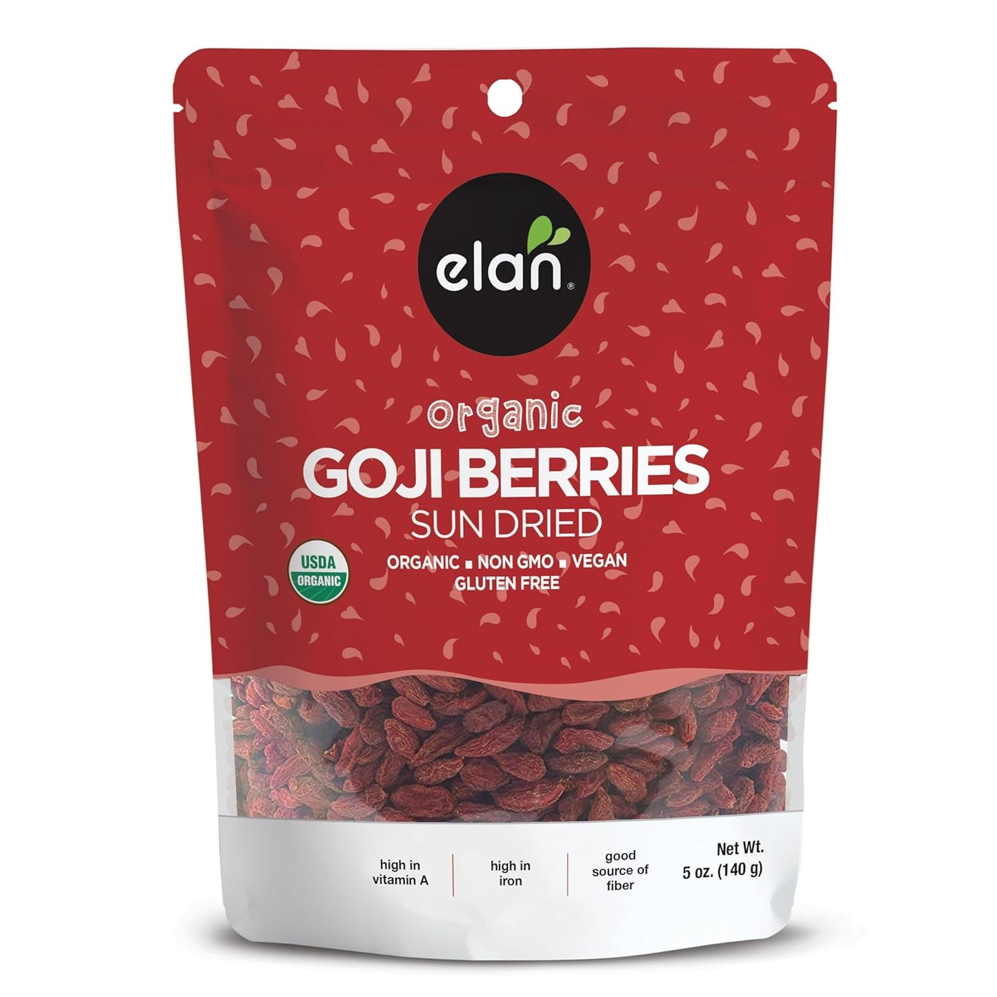 Elan_Organic_Dried_Goji_Berries_4.9_oz_Sulphite-Free_Non-GMO_Vegan_Gluten-Free_Kosher_Dry_Fruit_Snack