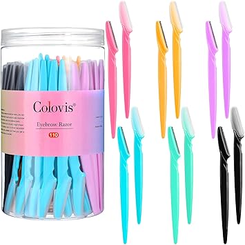 66_Eyebrow_Razor_and_Face_Razor_for_Women_and_Men,_Eyebrow_Hair_Trimmer_and_Shaver_with_Protective_Cover,Safe_and_Newbie_Friendly_Makeup_Case_Cosmetic