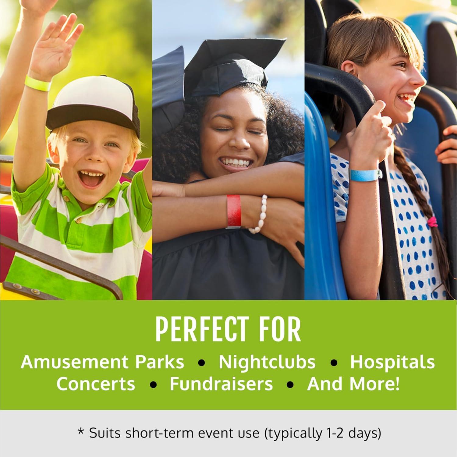 500_WristCo_Tyvek_Wristbands_for_Events_–_500_Count,_5-Color_Variety_Pack_–_Tamper-Proof_Design_Prevents_Reuse_–_Premium-Grade_Bracelets_for_Hospital_&_Medical_ID,_Party,_VIP_Identification