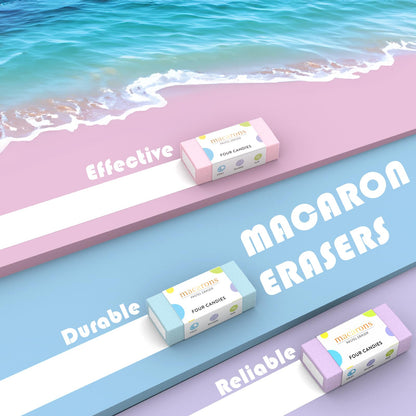 Four_Candies_Pastel_Mechanical_Pencil_Set_-_3PCS_0.7mm_Mechanical_Pencils_with_360PCS_HB_Lead_Refills,_3PCS_Erasers_and_9PCS_Eraser_Refills,_Cute_Pencils_for_School_Drawing_&_Writing