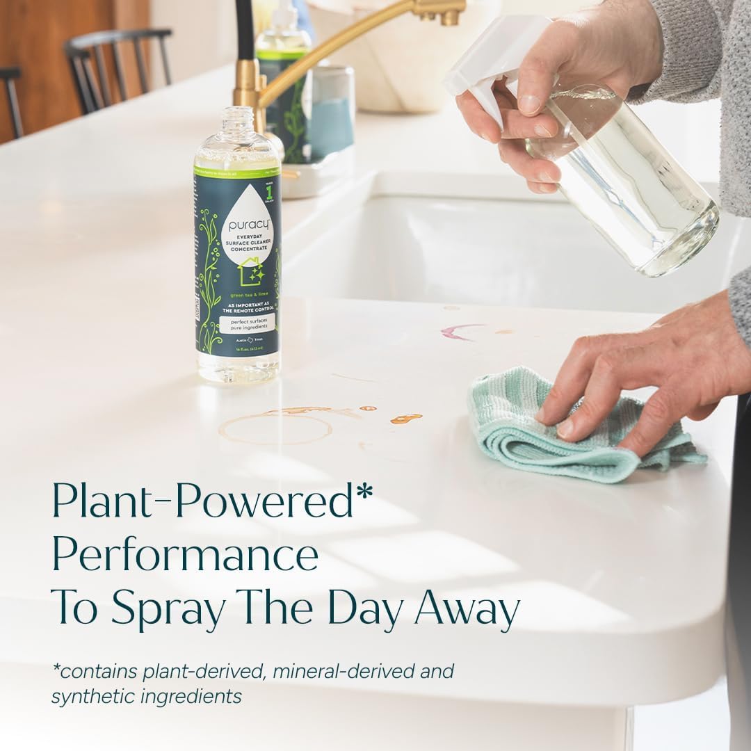 Puracy_All_Purpose_Cleaner_Concentrate_–_Plant-Powered_Multi-Surface_Cleaner_-_Surface_Cleaner_Solution_As_Seen_on_TikTok_(Green_Tea_+_Lime,_16_fl_oz,_1_Pack)
