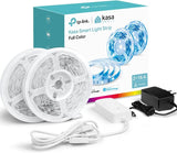 Kasa Smart LED Light Strip, 16.4ft/32.8ft(2 Rolls of 16.4ft.) WiFi LED Strip Works with Alexa, Google Home, SmartThings, High Brightness with 16 Million Colors, RGB, Grouping, Adjustable Length, Up to 25,000 Hours