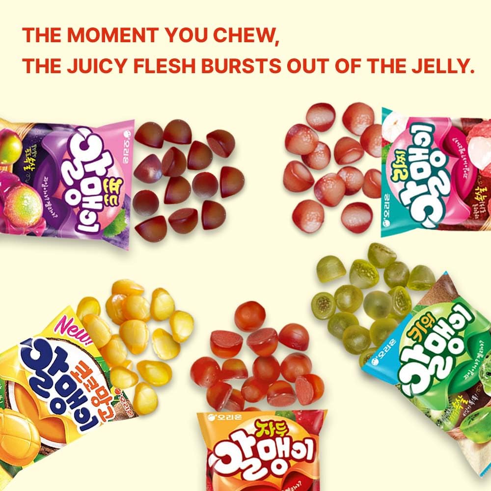 Korean_Fruit_Jelly_Candy_–_Assorted_Chewy_Gummy_Snacks_–_5_Fruity_Flavors_(Grape,_Plum,_Lychee,_Kiwi,_Mango)_–_Individually_Wrapped_–_Perfect_for_Kids_&_Adults_(5_Flavor_Mix–1.26oz(36g)_×_5pack)