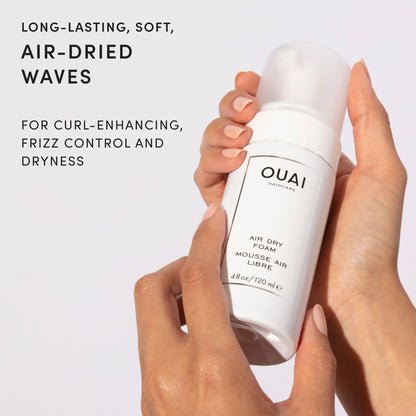 OUAI_Air_Dry_Foam_-_Hair_Mousse_for_Curly_Hair_&_Beach_Waves_-_Conditioning_&_Detangling_With_Kale_and_Carrot_Extract_-_Paraben,_Phthalate_and_Sulfate_Free_(4_Oz)