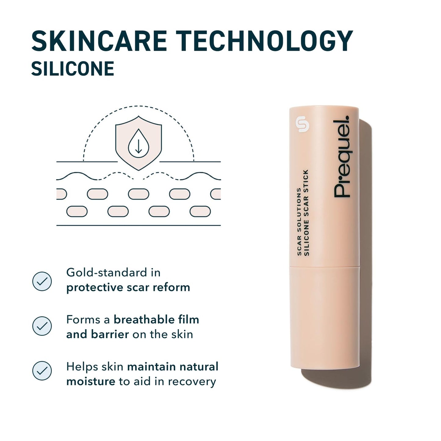 Prequel_Skin_Scar_Solutions_60%_Silicone_Scar_Stick._Thick_Solid_Velvety_Film_for_Scars._Formula_Infused_with_Centella_Asiatica_Extracts_and_Vitamin_E._Soothing_and_Occlusive