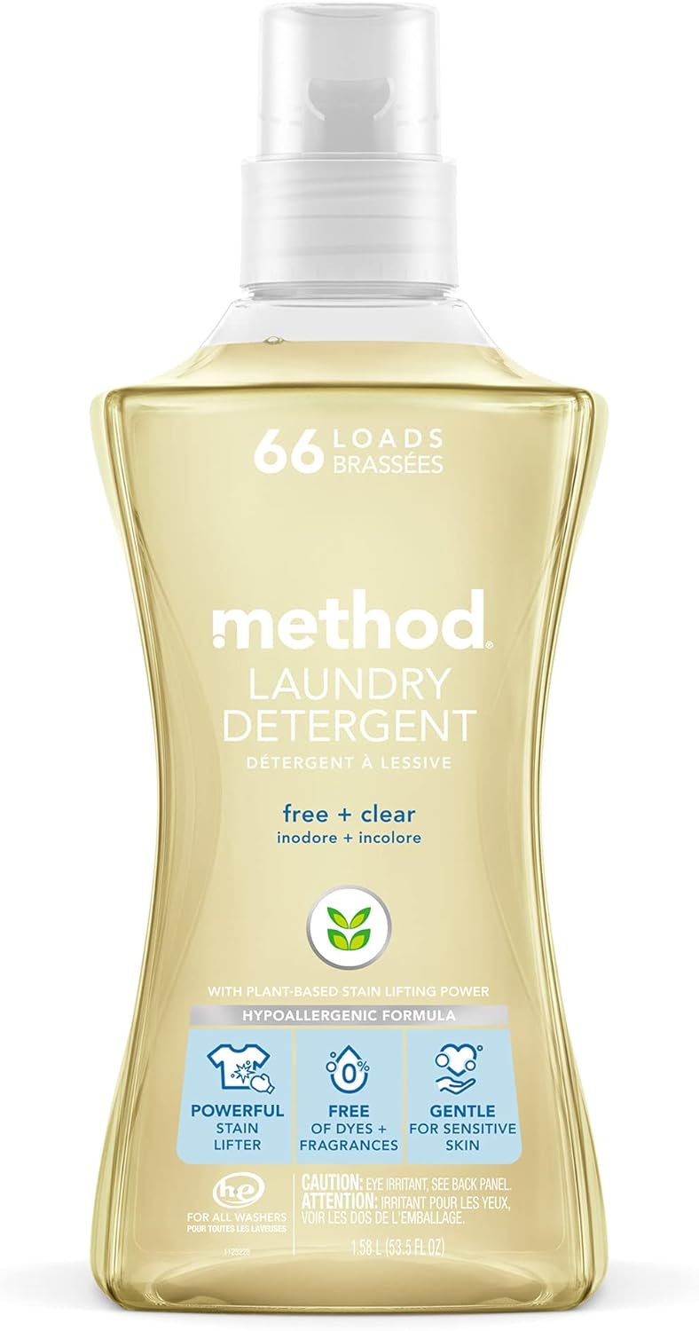 Method_Liquid_Laundry_Detergent;_Fragrance_Free_+_Clear;_Stain_Remover;_66_Loads_per_53.5_fl_oz_bottle;_(Pack_of_1)