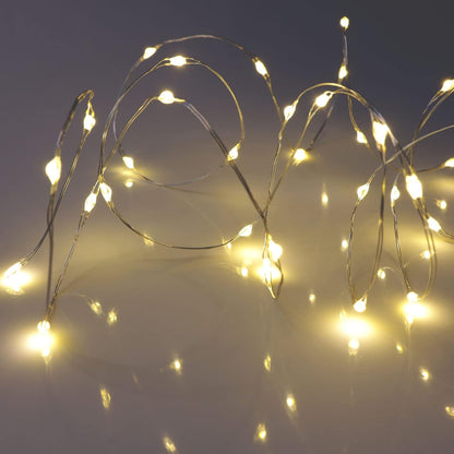 QBIS_Warm_White_Fairy_Lights_Battery_Operated_With_Timer_Mode,_40_Micro_LED_for_Mason_Jars,_6.5ft_Silver_Wire_Indoor_Use