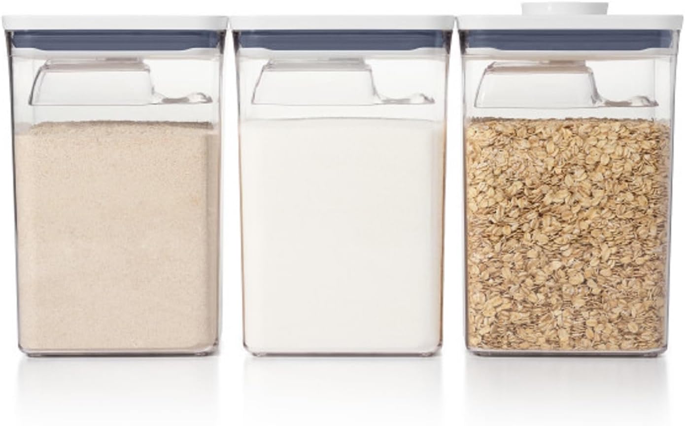 OXO_New_Good_Grips_6‑Piece_POP_Container_Bulk_Set,_Stackable_with_Attached_½_Cup_Scoops,_Panty_Organization_and_Storage