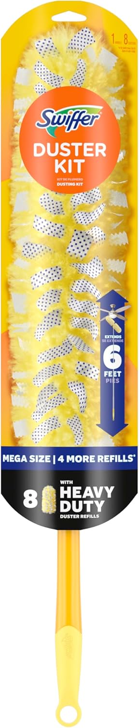 Swiffer_Duster_Kit_with_6_ft_Super_Extendable_Handle,_Heavy_Duty_Starter_Kit_with_8_Refills