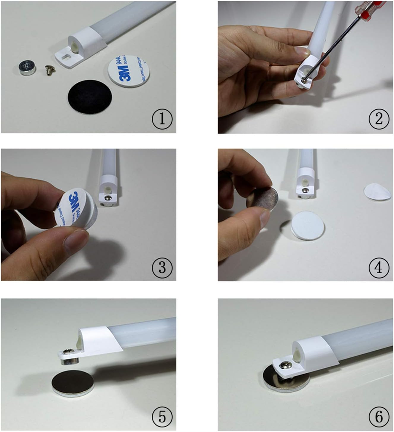 110V_LED_Under_Cabinet_Lighting,17inch_LED_Strip_Light_Bar_with_6ft_Power_Cord,Magnetic_Installation,Super_Slim_Counter_Light,Reading_Desk_Lamp_for_Kitchen/Work_Table._(White/Natural_White)