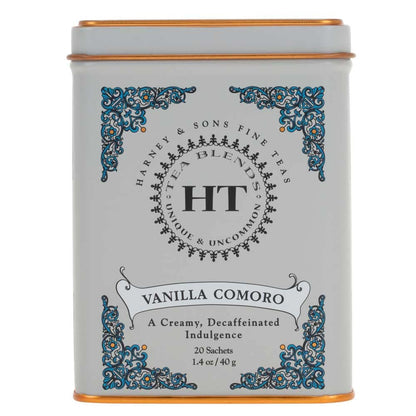 Harney_&_Sons_Tea_Decaffeinated,_Great_Present_Idea,_Vanilla_Comoro,_1.4_oz_Tin_(20_Sachets)