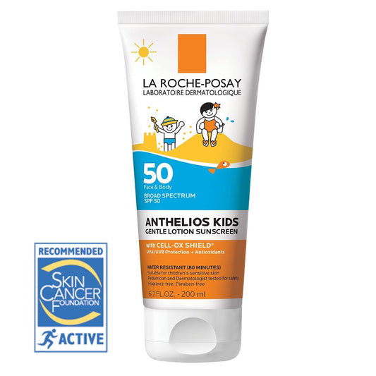 La_Roche-Posay_Anthelios_Kids_Gentle_Lotion_Sunscreen_SPF_50,_Broad_Spectrum_SPF_+_Antioxidants,_Sunscreen_For_Kids,_Octinoxate_&_Oxybenzone-Free,_Pediatrician_Tested,_Non_Comedogenic,_Oil_Free