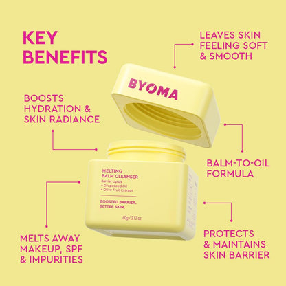 BYOMA_Melting_Balm_Facial_Cleanser_-_Buttery_Soft_Cleansing_Balm_for_Skin_Barrier_Repair_-_Tri-Ceramide_Face_Wash_for_Sensitive_Skin_&_All_Skin_Types_-_Deeply_Hydrated_Skin,_No_Oily_Residue_-_2.12_oz