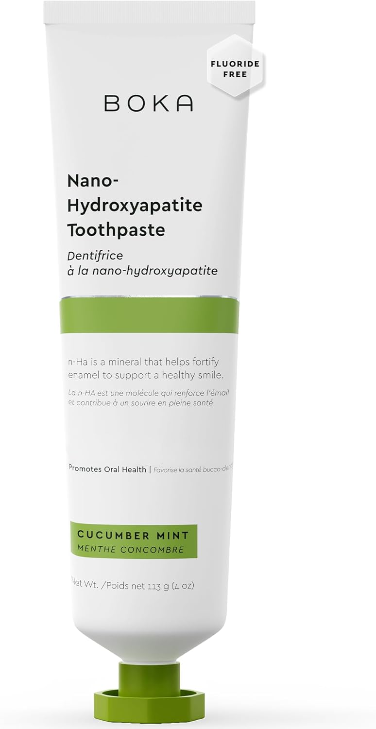 Boka_Fluoride_Free_Toothpaste,_Nano_Hydroxyapatite_Toothpaste,_Appropriate_for_Sensitive_Teeth_-_for_Adult,_Kids_Oral_Care_-_Cucumber_Mint_Flavor,_4_Fl_Oz_1Pk