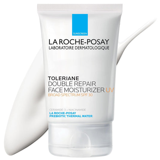 La_Roche-Posay_Toleriane_Double_Repair_UV_SPF_Moisturizer_for_Face,_Daily_Facial_Moisturizer_with_Sunscreen_SPF_30,_Niacinamide_and_Glycerin,_Oil_Free,_Moisturizing_Sun_Protection
