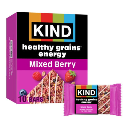 KIND_Healthy_Grains_Energy_Bars,_Mixed_Berry,_19g_Whole_Grains,_Made_with_Super_Grains,_Gluten_Free_Snacks,_10_Ct_Value_Pack,_14.1oz