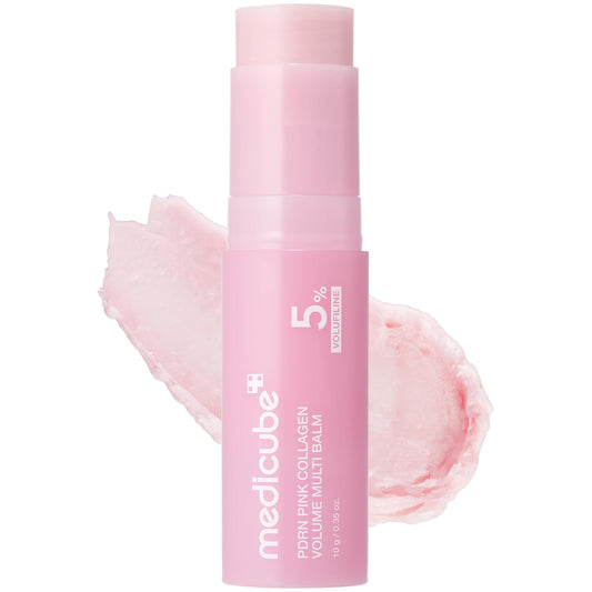 medicube_PDRN_Pink_Collagen_Volume_Multi_Balm_Stick_|_Volufiline,_PDRN,_NAD,_Collagen_|_Face_&_Body_Balm_for_Under-Eyes,_Neck,_Forehead,_Smile_Lines,_Lips_|_Plumping,_Radiance,_Line_Care_|_K-Beauty
