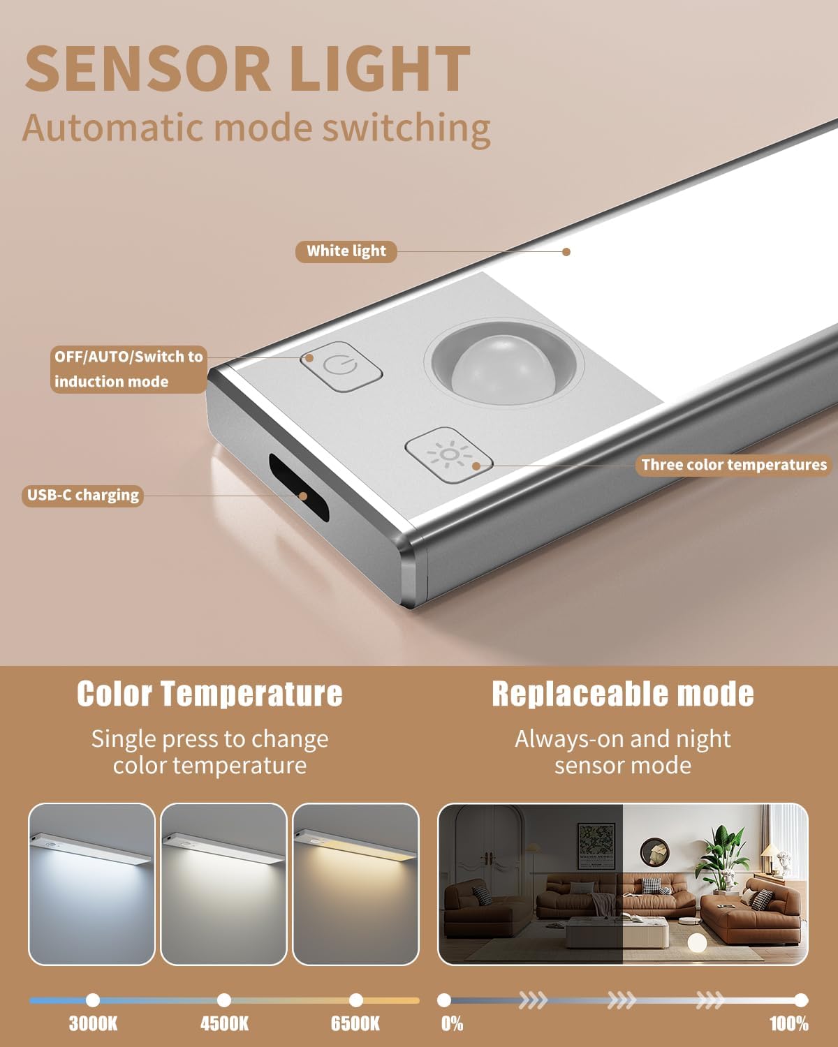 Under_Cabinet_Lighting_8/12_inch_Rechargeable_Battery_Operated_Motion_Sensor_Light_Wireless_Under_Counter_Lights_for_Kitchen,_Stairs,Hallway_(3_Pack)