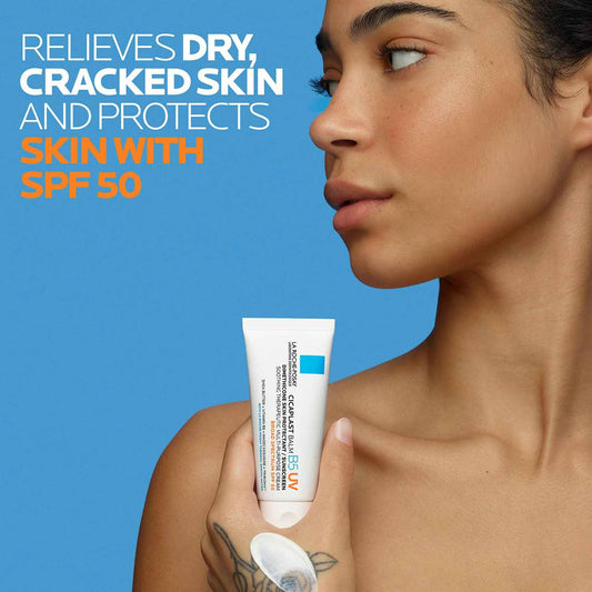 La_Roche-Posay_Cicaplast_Balm_B5_UV_SPF_50,_Vitamin_B5_+_Shea_Butter_+_Tribioma_+_Madecassoside_+_Zinc_Oxide_Sunscreen,_Post_Treatment_Skin_Protectant_With_SPF,_Multi-Purpose_Cream_For_Dry_Skin