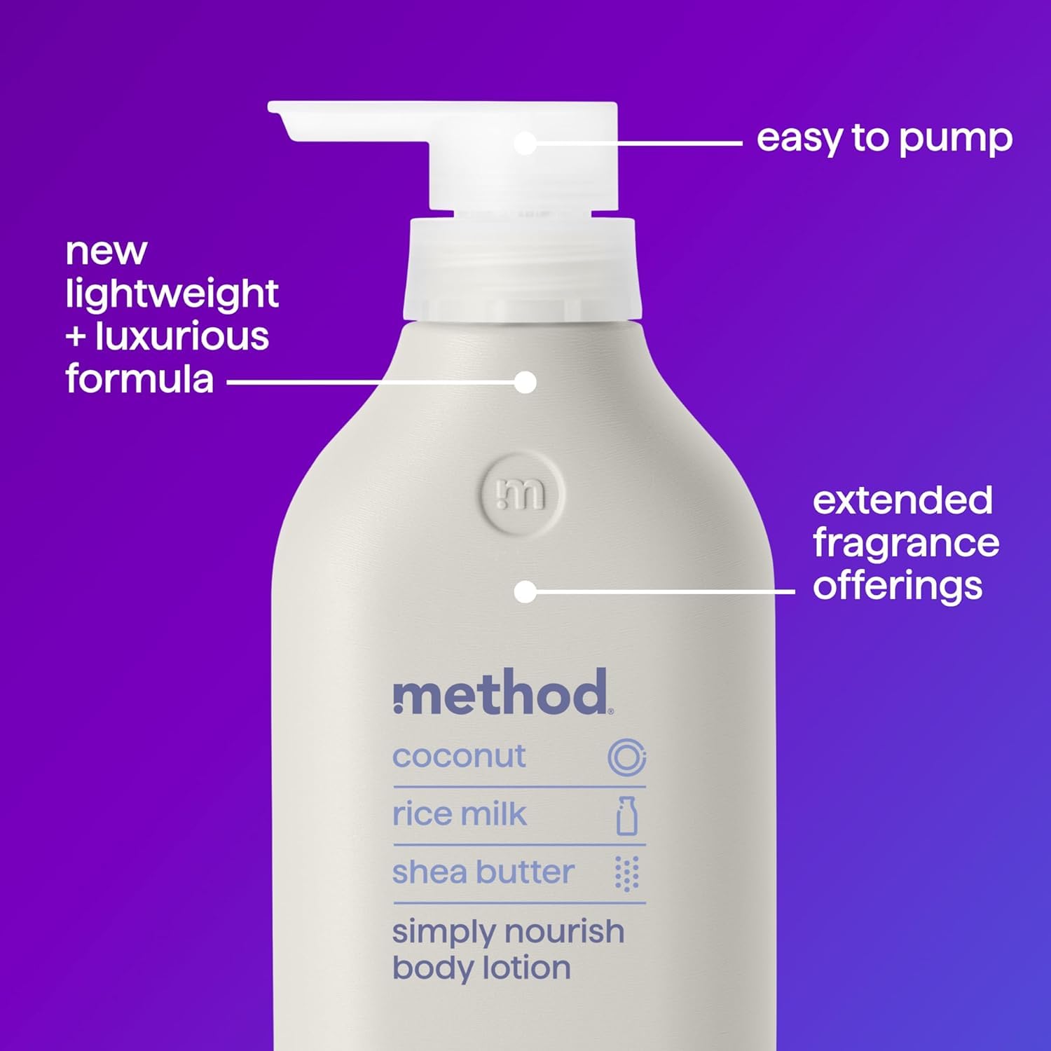 Method_Body_Lotion,_Simply_Nourish,_Coconut,_Rice_Milk_+_Shea_Butter_notes,_24_Hours_of_Moisture_14_oz