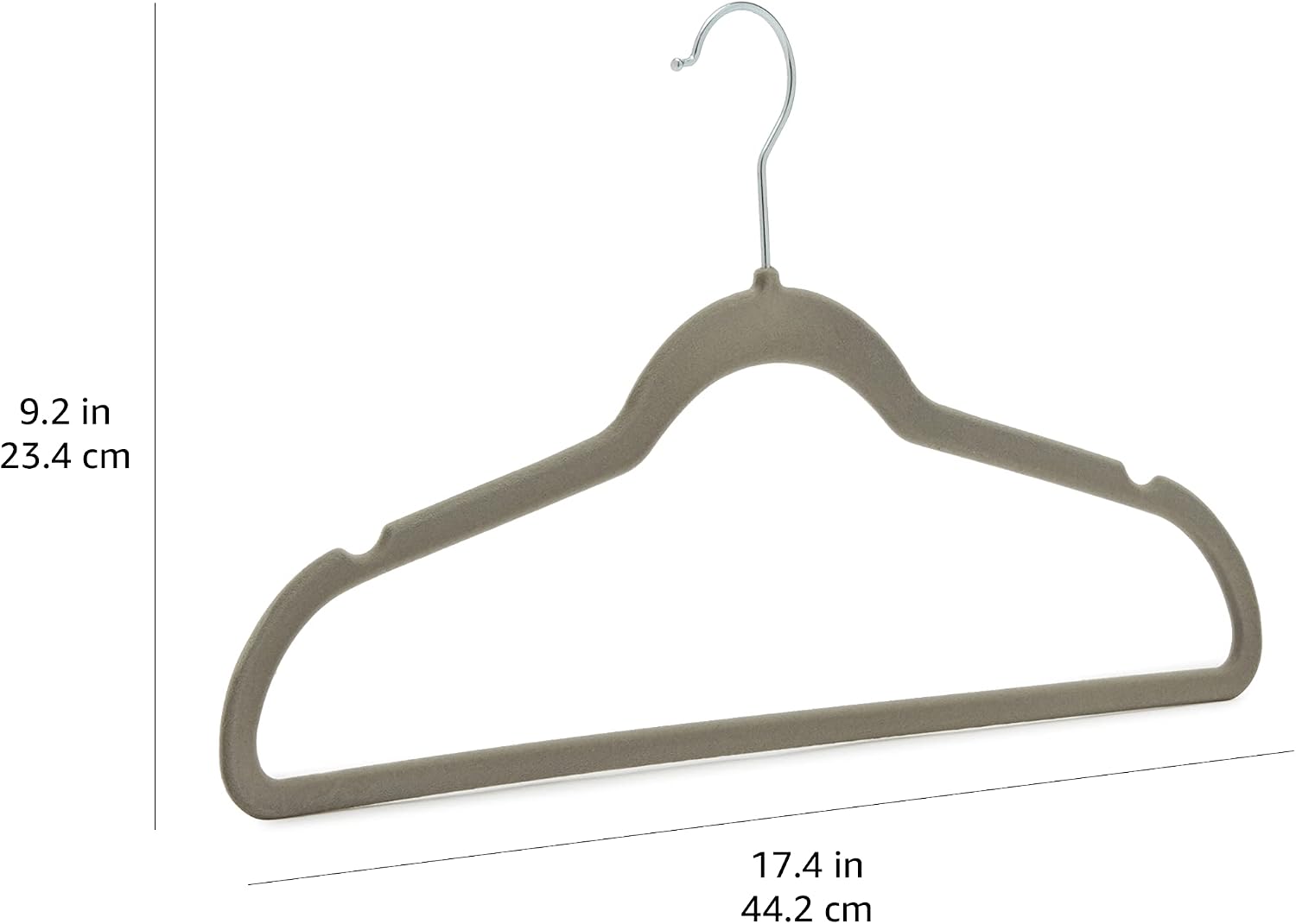Amazon_Basics_Slim_Velvet_Non-Slip_Space_Saving_Suit_Clothes_Hangers,_Sturdy_Metal,_Gray/Silver,_30-Pack