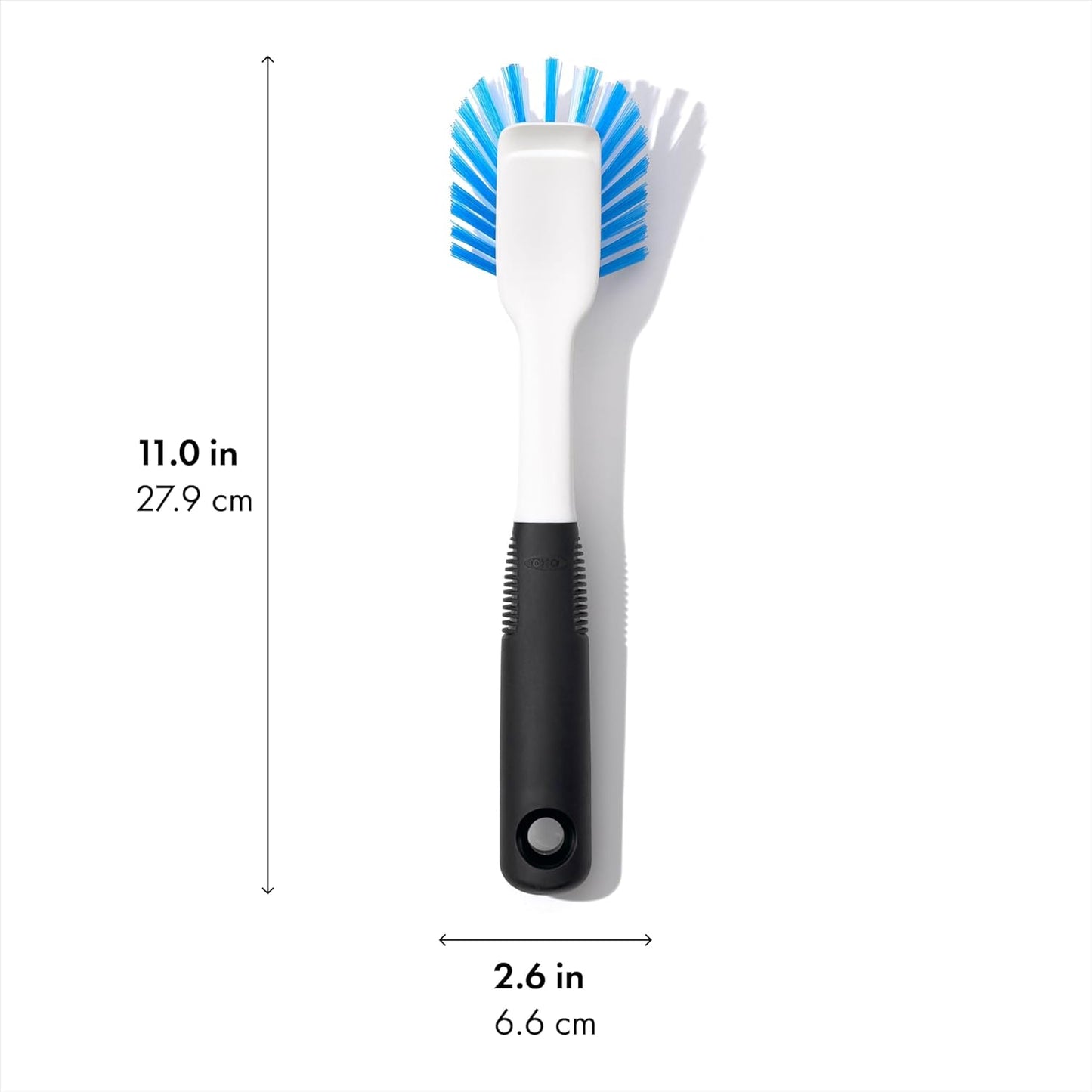 OXO_Good_Grips_Dish_Brush,_Nylon_Bristles_with_Built-in_Scraper,_Safe_for_Non-Stick_Cookware,_Non-Slip_Handle,_Dishwasher_Safe