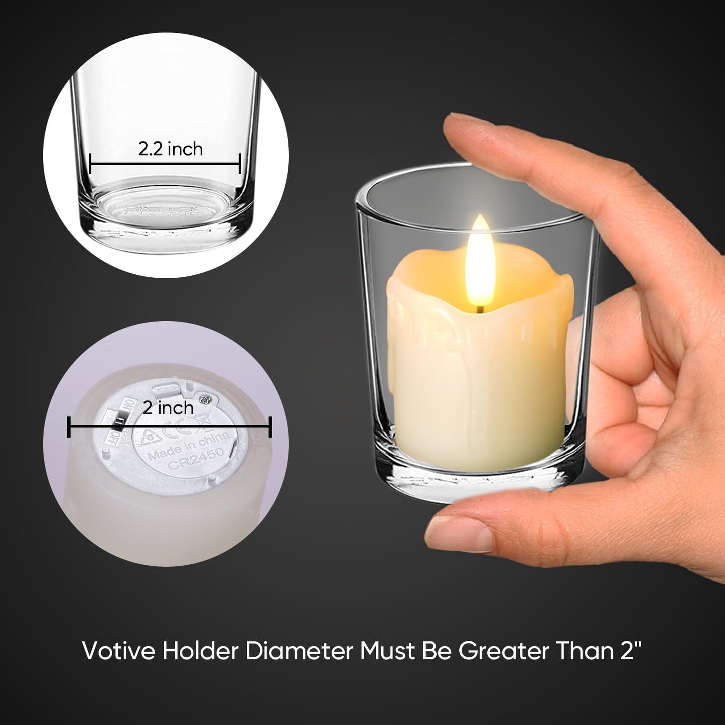 Homemory_Flameless_Votive_Candles_with_Timer,_2"_x_2"_Real_Wax,_400+Hour_Realistic_Black_Wick_Battery_Operated_Candles,_Set_of_6_for_Wedding,_Party_and_Holiday_Decoration_(Battery_Included)