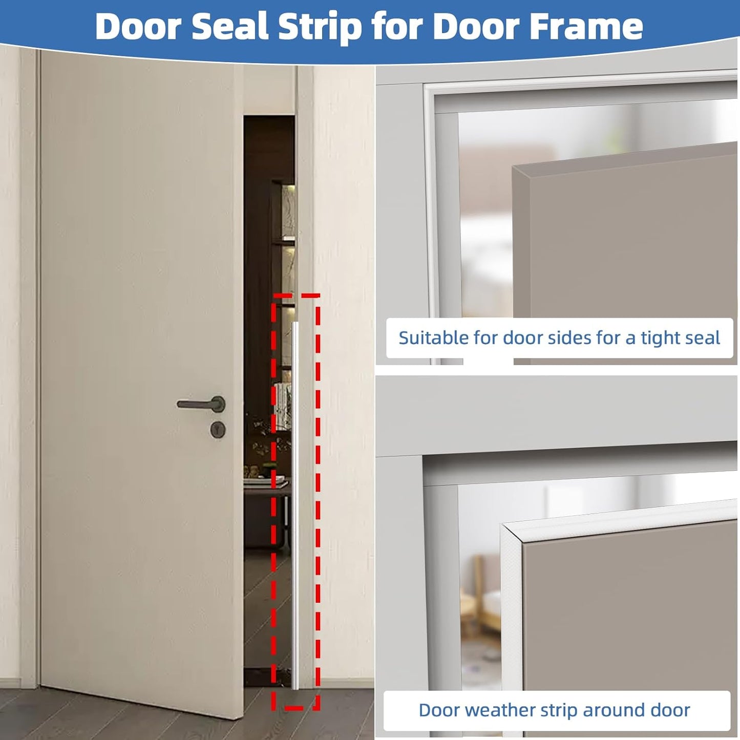 118”Wedge_Weather_Stripping_Door_Seal_Strip_for_Door_Frame,Self-Adhesive_Window_Insulation_for_Winter,Dark_Foam_Gap_Filler_for_Light_Noise_Blocker,Front_Exterior_Door_Side_Draft_Stopper,White