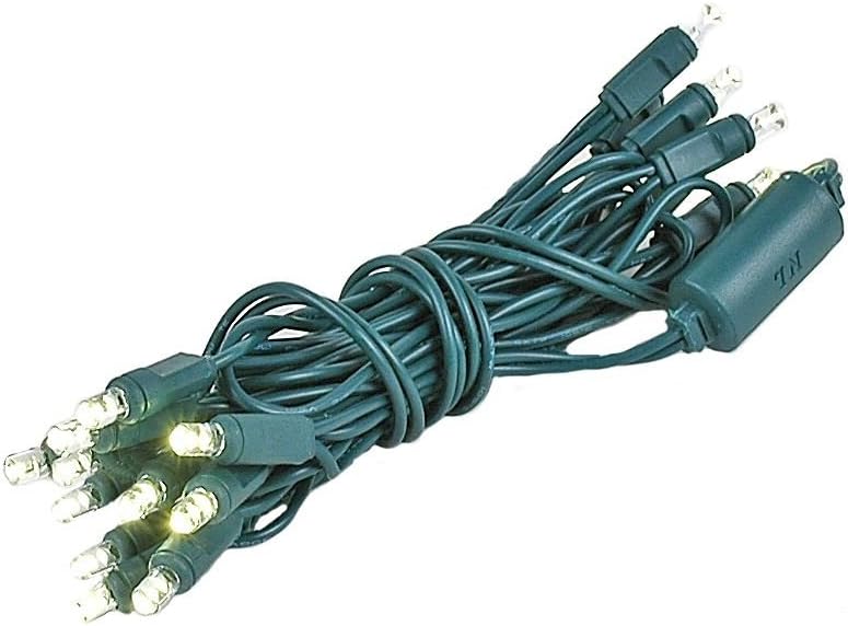 Novelty_Lights_8.5_Foot_20_Light_Mini_LED_Crafting_Lights,_Warm_White_LEDs_on_Green_Wire,_24_Inch_Lead,_Non-Connectable_Short_Fairy_Light_String_for_Art_Projects,_Bottle_Lights,_Crafts