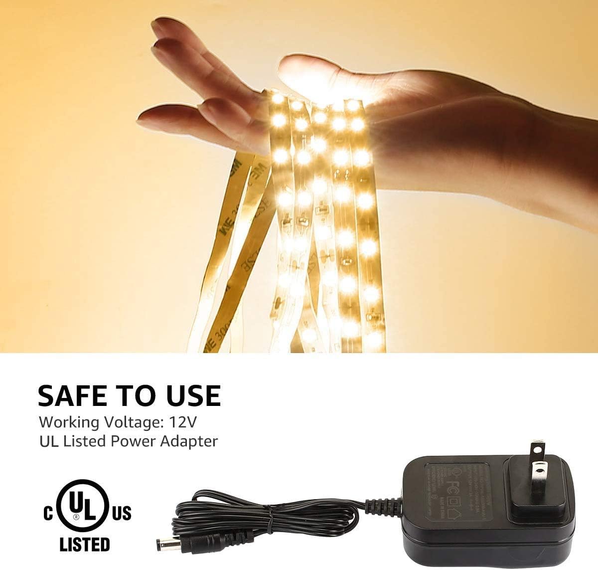 Lepro_LED_Strip_Light_White,_16.4Ft/32.8ft_Dimmable_Vanity_Lights,_3000K_Super_Bright_LED_Tape_Lights,_300_LEDs_SMD_2835,_Strong_3M_Adhesive,_Suitable_for_Home,_Kitchen,_Under_Cabinet,_Bedroom,_Warm_White