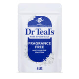 Dr Teal's Pure Epsom Salt Soak, Fragrance Free, 4 lbs
