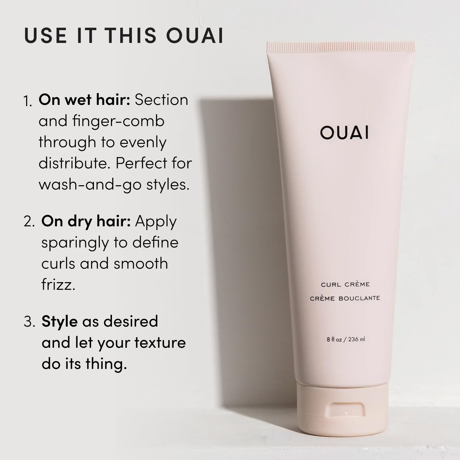 OUAI_Curl_Cream_-_Curl_Defining_Cream_with_Chia_&_Linseed_Oil_-_Enhances_Definition,_Hydration_&_Shine_-_Tames_Frizz_&_Protects_from_Humidity_-_Silicone-Free_Curly_Hair_Products_for_Women_(8_oz)