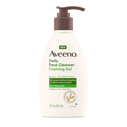 Aveeno_Daily_Foaming_Gel_Facial_Cleanser,_Fragrance_Free,_12_fl._oz