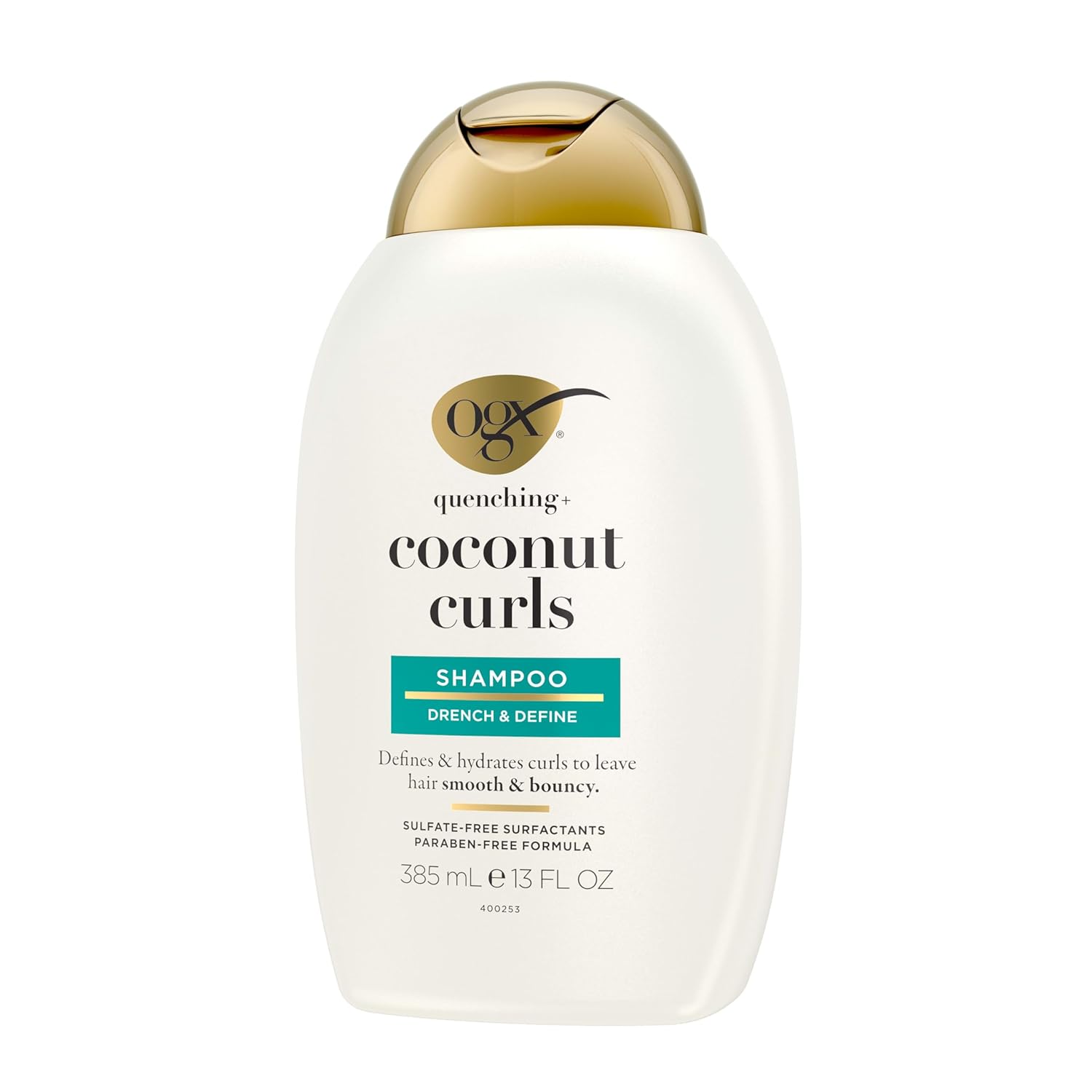 OGX_Quenching_+_Coconut,_Curl-Defining_Shampoo,_Hydrating_&_Nourishing_Curly_Hair_Shampoo_with_Coconut_Oil,_Citrus_Oil_&_Honey,_Paraben,_Sulfate-Free_Surfactants,_13_floz