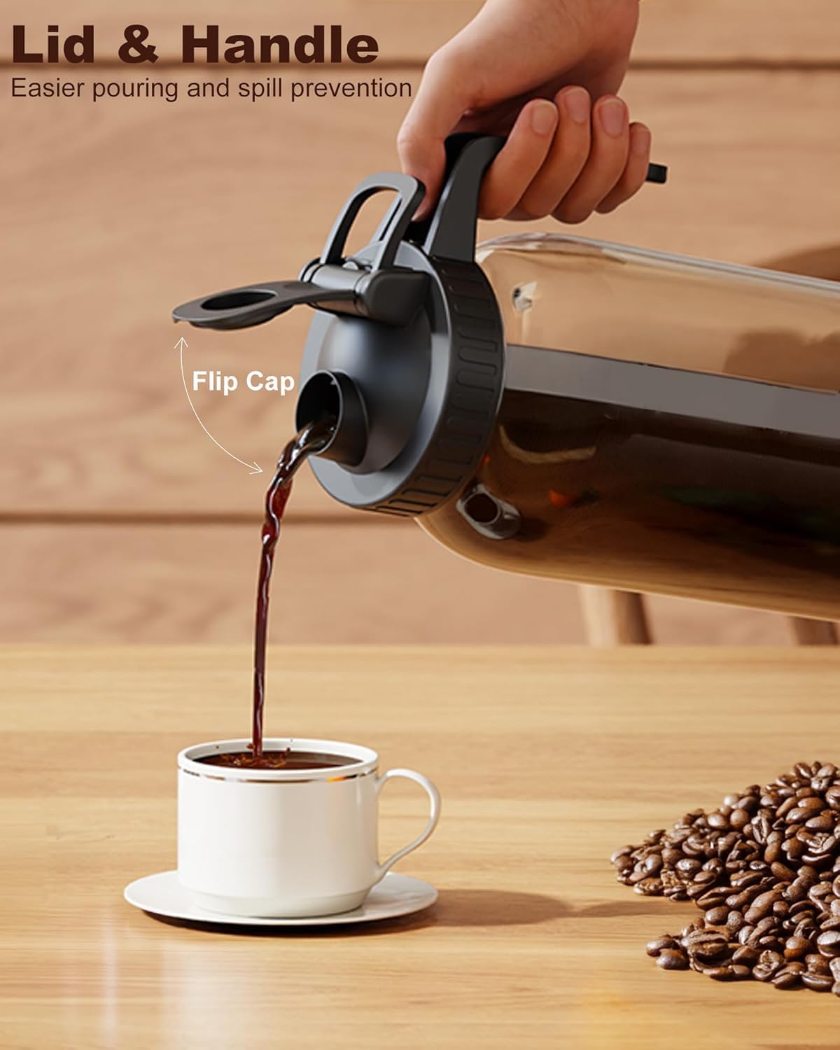 64_oz_Cold_Brew_Coffee_Maker,_Mason_Jar_Pitcher_with_304_SS_Filter_|_100μm_Fine_Mesh,_Stainless_Steel_Filter,_Airtight,_Leakproof,_Pour_Flip_Spout,_Ergonomic_Handle,_Wide_Mouth,_Heavy-Duty_Glass