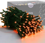 HOME LIGHTING 66ft Christmas Decorative Mini Lights, 200 LED RGB Changing 8 Functional Green Wire Fairy Halloween Lights with Remote Timer, Plug in Indoor Outdoor Xmas Wedding Party Decor