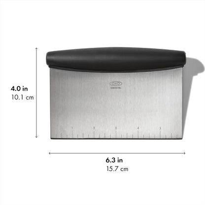 OXO_Good_Grips_Stainless_Steel_Multi-Purpose_Scraper_&_Chopper,_Dough_Cutter_for_Pizza,_Bread_and_Cookie_Dough,_Multi-Purpose_Vegetable_Chopper,_Dishwasher-Safe_Kitchen_Essential
