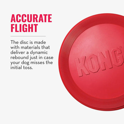 KONG_Flyer_-_Durable_Dog_Toy_for_Outdoor_Playtime_-_Natural_Rubber_Flying_Disc,_Dog_Toy_for_Fetch_-_Safer_Disc_for_Healthy_Activity_-_for_Medium/Large_Dogs