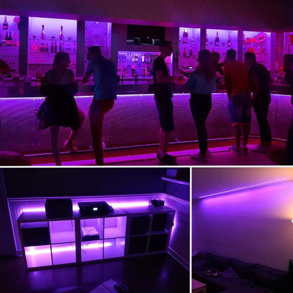 20_ft/40_ft_Led_Black_Light_Strip_Kit,_12V_Flexible_Blacklight_Fixtures,_Non-Waterproof