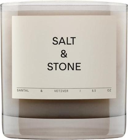 Salt_&_Stone_Coconut_&_Soy_Blend_Scented_Candle,_Santal_&_Vetiver_8.5_oz_|_For_Women_&_Men,_Warm_&_Woody_Scent,_Hand-Poured,_Aromatic_&_Fragrant,_100%_Clean_Cotton,_Wick_50_Hour_Burn_Time