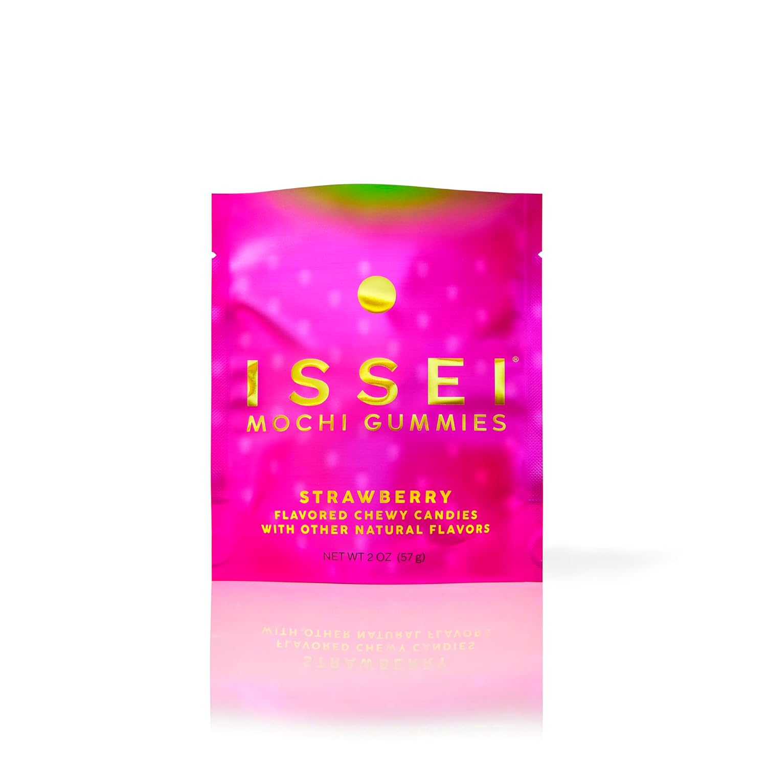 ISSEI_Strawberry_Mochi_Gummies_Chewy_Candy_|_Pillowy_Soft_|_Dye-Free_|_Gluten-Free_|_Gelatin-Free_|_Plant-Based_|_Non-GMO_|_No_Artificial_Flavors_or_Colors_|_Award_Winning_Japanese_Candy_|_2_Oz