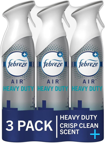 Febreze_Air_Mist_Air_Freshener_Spray,_Odor-Fighting_Room_Spray,_Air_Fresheners_for_Home_and_Bathroom_and_Kitchen,_Aerosol_Can,_Heavy_Duty_Crisp_Clean_Scent,_8.8oz,_(Pack_of_3)