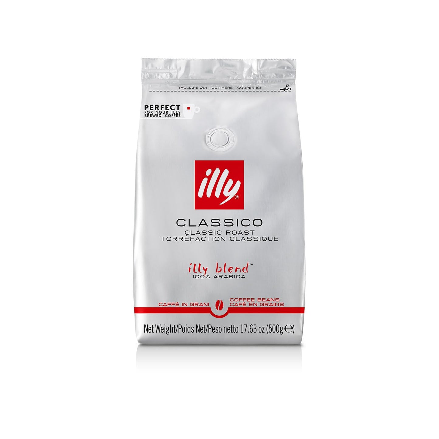 illy_Whole_Bean_Coffee_-_Perfectly_Roasted_Beans_–_Classico_Medium_Roast_-_with_Notes_of_Caramel,_Orange_Blossom_&_Jasmine_-_100%_Arabica_-_No_Preservatives_–_17.6_Ounce