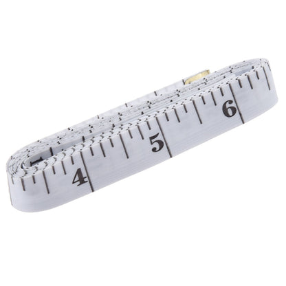 GDMINLO_Soft_Tape_Measure_Double_Scale_Body_Sewing_Flexible_Tailor_Craft_Vinyl_Ruler_for_Weight_Loss_Medical_Body_Measurement,_Has_Centimetre_Scale_on_Reverse_Side_60-inch（White）
