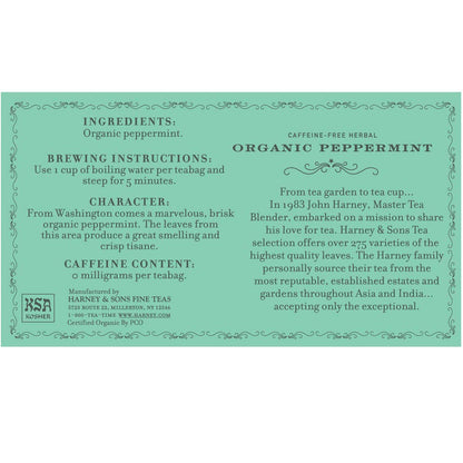 Harney_&_Sons_Organic_Peppermint_Tea_1.76oz/50g_(50_Tea_Bags)