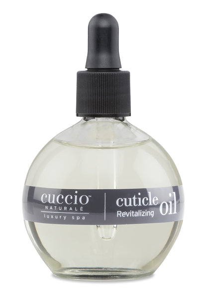 Cuccio Naturale Peach &amp;amp; Vanilla Revitalizing Cuticle Oil, Lightweight Fast-Absorbing Hydrating Nail &amp;amp; Cuticle Conditioner, Cold-Pressed Oils + Vitamin E, 2.30 Fl Oz