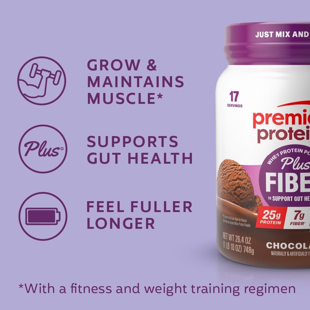 Premier_Protein_Powder_Plus_Fiber,_Chocolate,_25g_Protein,_7g_Fiber_to_Support_Gut_Health,_No_Added_Sugar_(17_Servings)